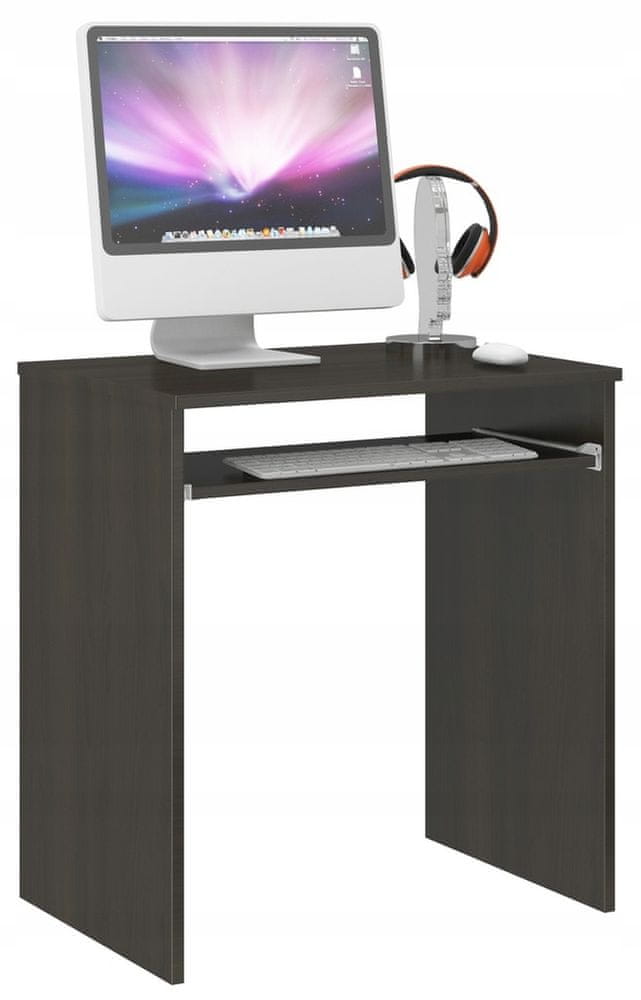 Framire Počítačový stol 70cm stol na laptop hnedá Mobene N-1 Wenge